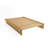 Minimalist Natural Style Mortise-and-tenon Bed Frame-285609999