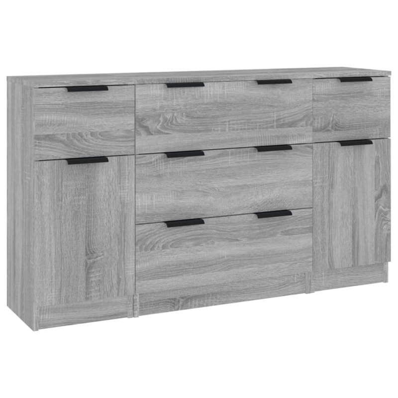 Kashun 60cm Sideboard, Grey Sonoma