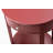 Modern End Table with 1 Wooden Drawer, Stable and Sturdy Constructed - Burgundy Finish-1794075825