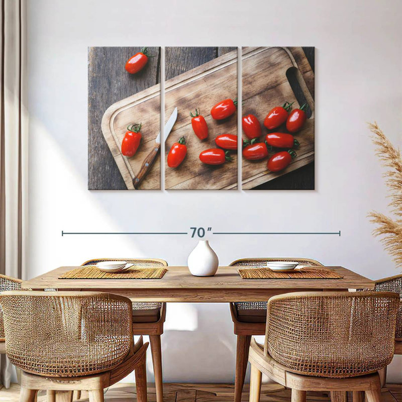 Yarlin Plum Tomatoes, 36" H x 57" W