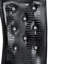Ensemble de deux chaises d'appoint noires et argentées en similicuir-1737960077-1737960086