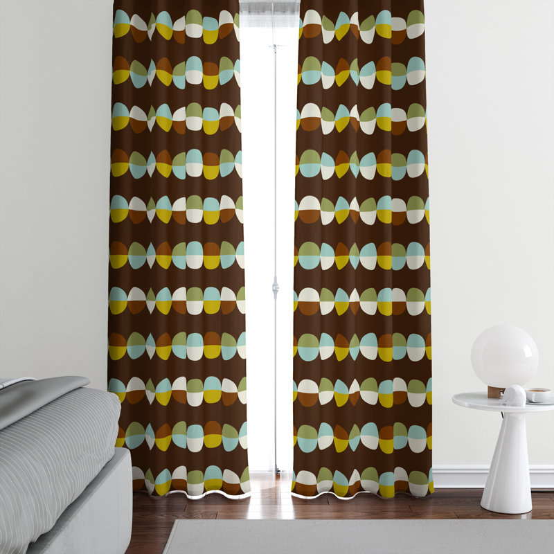 Semi Sheer Curtain Pair, 20" W x 52" L