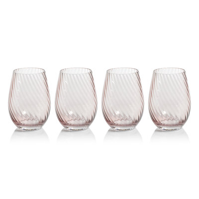 Bonnie 20.28oz. Stemless Wine Glass Set