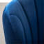 Tabourets de bar pivotants rembourrés réglables en bleu, ensemble de 2-2096853664