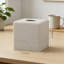 Support carré pour boîte à mouchoirs en résine, distributeur de cubes décoratifs pour salle de bain, cuisine, salon, chambre à coucher et bureau