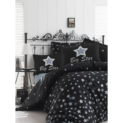 Cotton Blend Geometric Shapes Duvet Cover Set