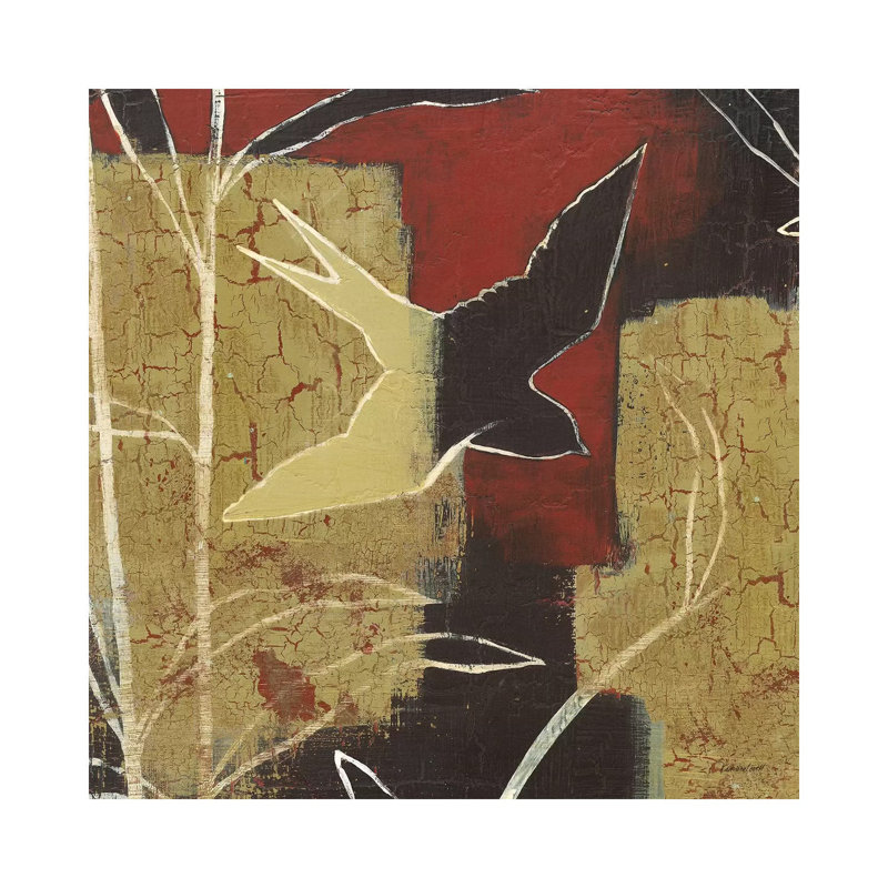 Sun Stems Tile by Kathrine Lovell - Wrapped Canvas Gallery-Wrapped Canvas Giclée, 45.72 cm H x 45.72 cm W