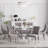 Kazandra 6 - Person Pedestal Dining Set-661538243-661538303-661538296