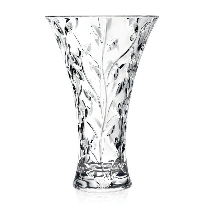 Crystal Laurus Vase 11"