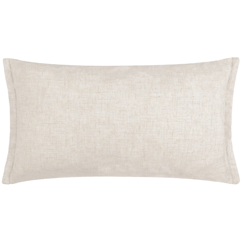 Alfanette Rectangular Throw Pillow Cover, Beige