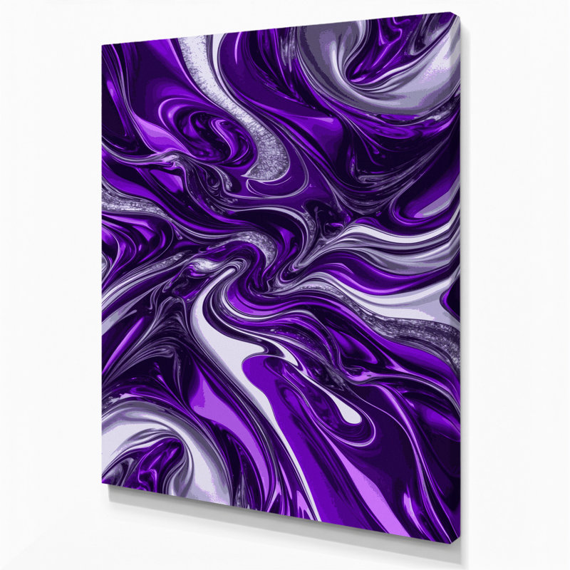 Abstrait art fluide sur toile 57, H 24 po x l 20 po