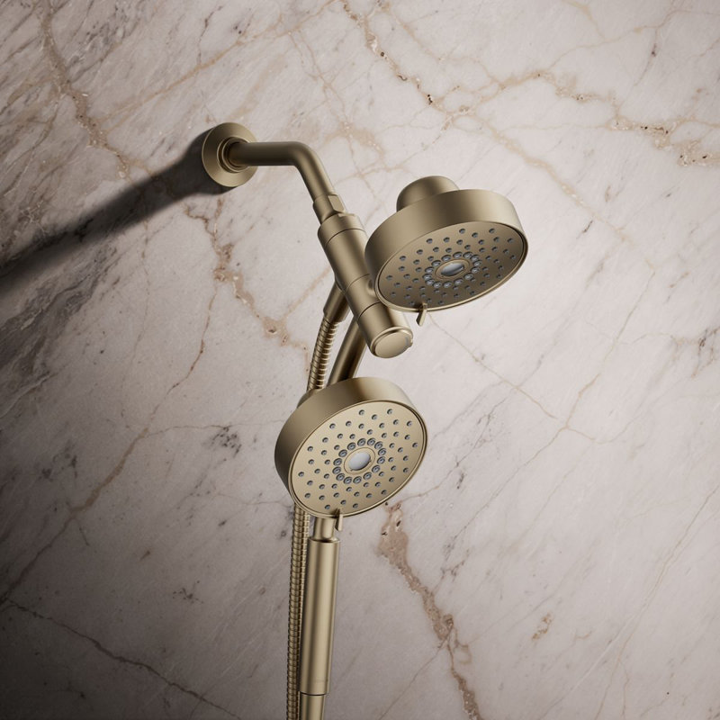 Purist® 2.5 GPM 2-In-1 Multifunction Shower Combo Kit, Vibrant Brushed Bronze