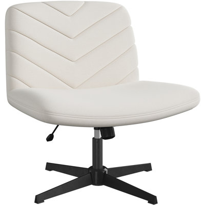 Boucle Swivel Desk Chair