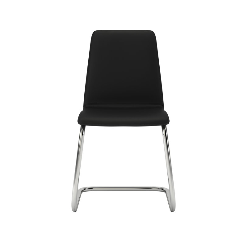 Chaise d'appoint rembourrée H 19 po Arland, Noir