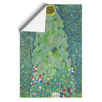 The Sunflower Vol.2 by Gustav Klimt - Unframed Painting