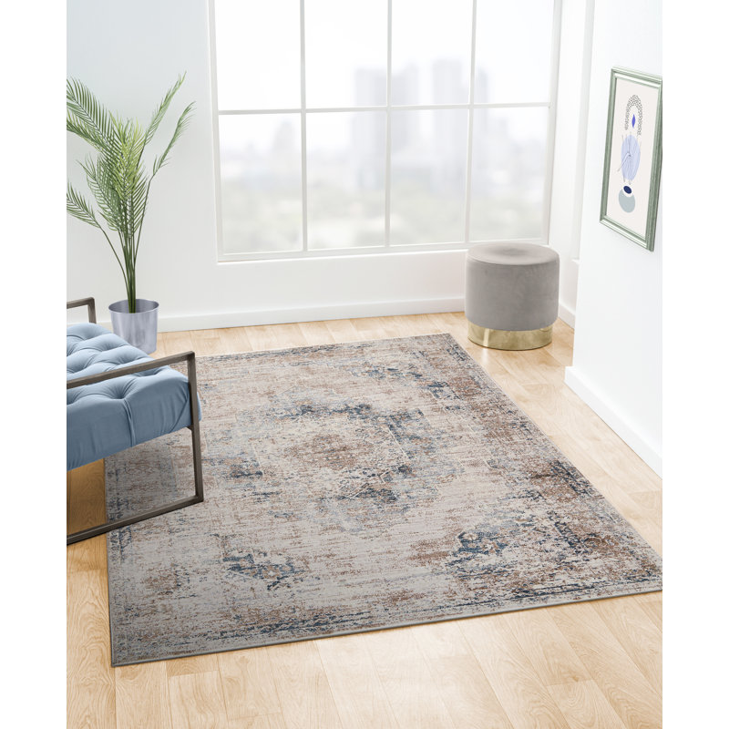 Jetaun Heirloom Medallion Area Rug, Rectangle 12' x 15'