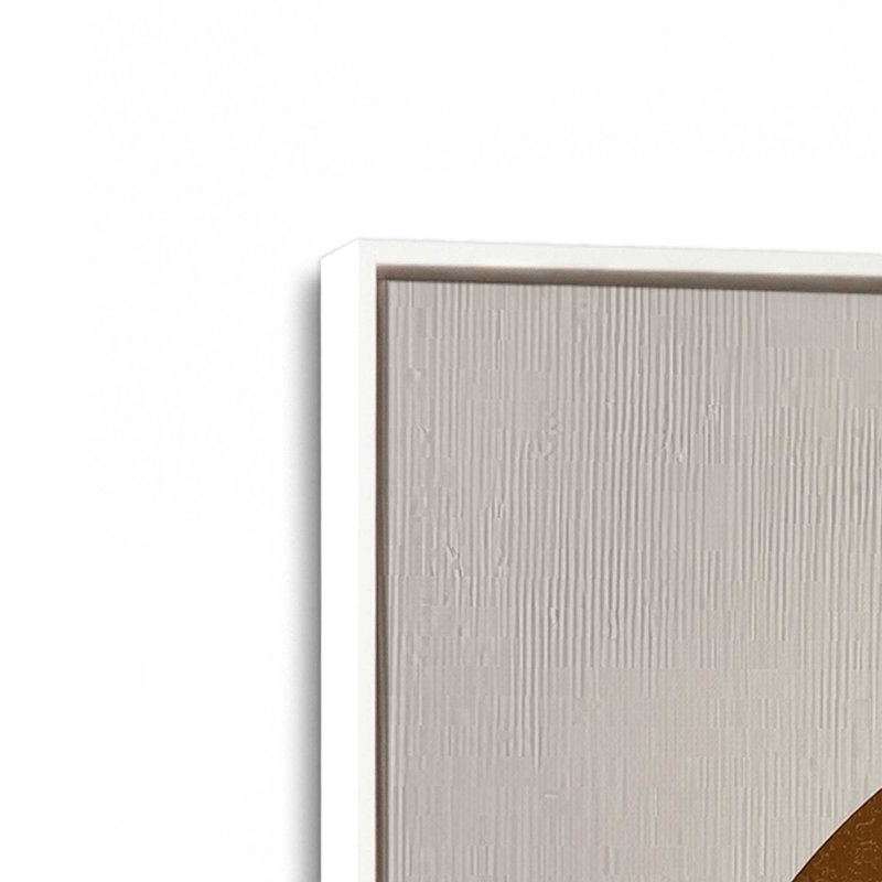 Ensemble de 3 imprimés empilés empilés, 36 po x 24 po, Cadre flottant blanc opaque