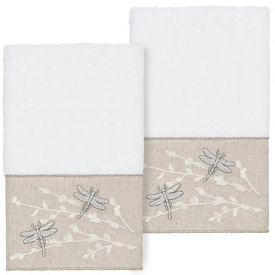 Braelyn 2 Hand Towel Set Turkish Cotton Hand Towel