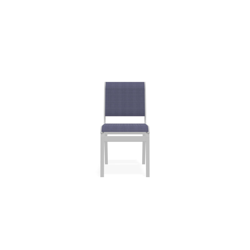 Chaise sans accoudoirs Aruba II, Brise, Blanc