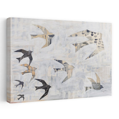 Fancy Flock Contemporary Bird Art