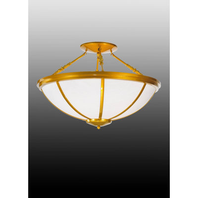 Plafonnier semi-encastré 4 lumières 34,5 po Commerce