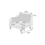 Ensemble de canapés modulaires contemporains en forme de L 5 pièces-1803645085