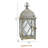 Rustic Tabletop Lantern,Candle Holders,Hurricane Lanterns With Clear Glass Panels, Farmhouse Hanging Lantern 