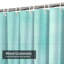 Rideau de douche transparent transparent, rideaux de douche pour la salle de bain avec 12 crochets-426095902