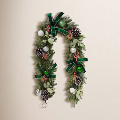 72" Pre-Lit Adorned Artificial Garland