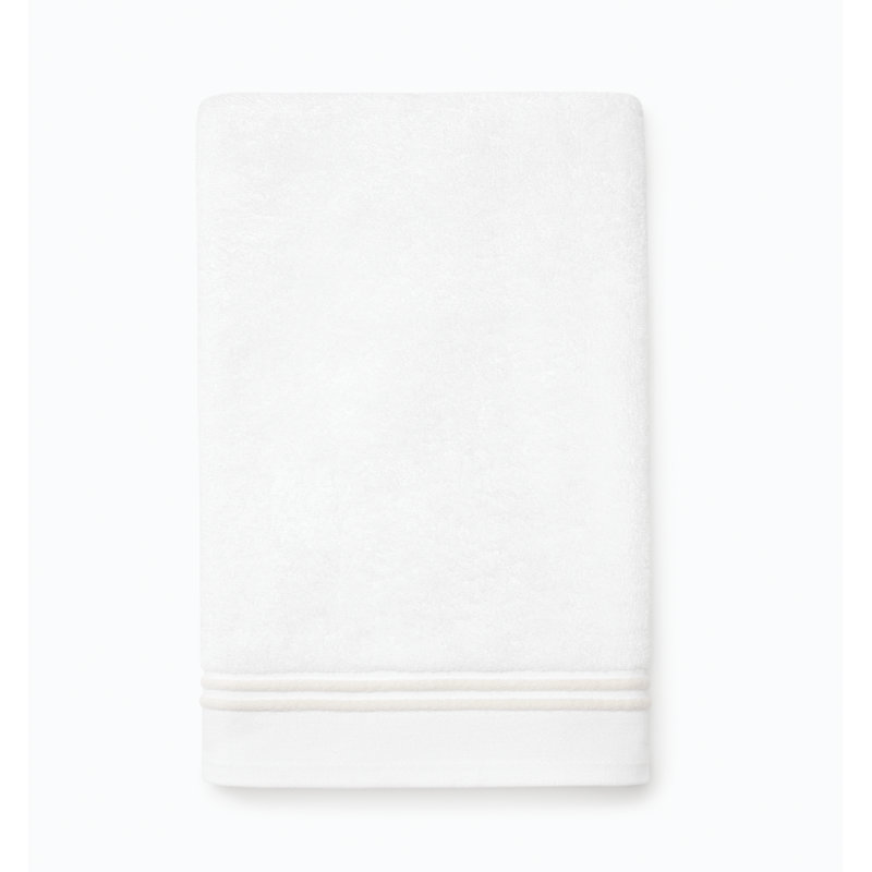 Aura Hand Towel, White/Ivory