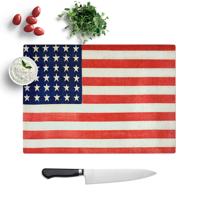 Tempered Glass Chopping Board, 28.5 cm W x 20 cm L