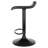 Swivel Upholstered Adjustable Height Counter Stool with Metal Frame
