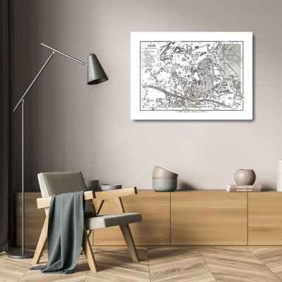 Art sur toile tendue Lark Manor ™ Baedeker, Chur Suisse, Baedeker 1921