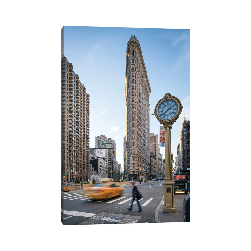 Flatiron Building, New York City, USA by Jan Becke - Wrapped Canvas Print, 66.04 cm H x 45.72 cm W x 1.91 cm D