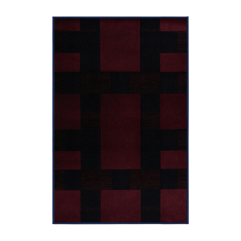 Tapis mauve lavable à la machine, Rectangle 4 pi x 6 pi