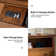 Amberlyn 27.2'' H Traditional  2-Drawer Nightstand with Built-In Outlets and Solid Wood Legs and Open Shelve (Set of 2)