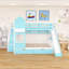 Lit superposé double au-dessus de double avec cadre en bois avec 2 tiroirs, 3 tablettes et glissade-1066637832-1066637834