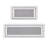 2pcsNon-Slip Machine Washable Kitchen Runner Rugs Floor Mats, Absorbent Comfort Standing Mats for Kitchen, Sink, Laundry and Hallway, Rolled Packaging-1409882362