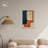 Blue And Cream II Canvas Midcentury Abstract Wall Art by Art Remedy-104321604-111664728