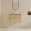30" Wall-Mounted Single Bathroom Vanity Set With Ceramic Sink-1229568120