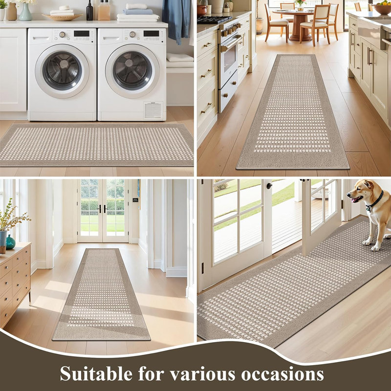 Area Rug, Beige, Runner 2' x 5'11"