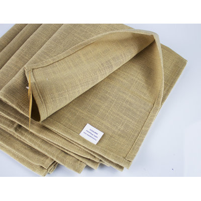 Ensemble de 4 serviettes en tissu bourgogne