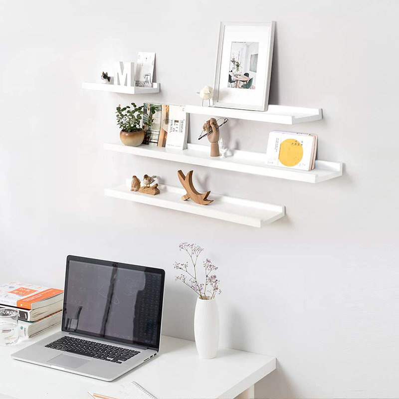 Sahana Floating Shelf, White Oak