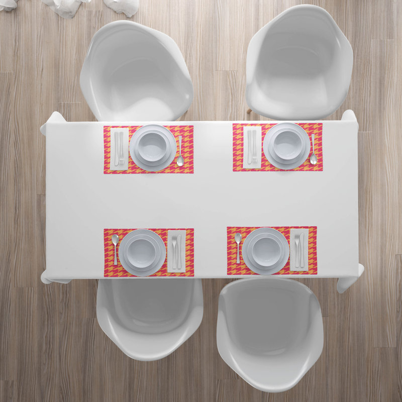 Polyester Abstract Rectangle Placemat