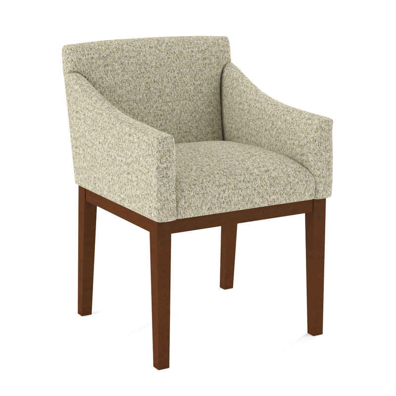 Upholstered Arm Chair, 61714-12, English Saddle