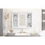 Armoire à pharmacie 35 po x 27,5 po, armoire de rangement murale pour salle de bain, armoire murale avec miroir-916118364