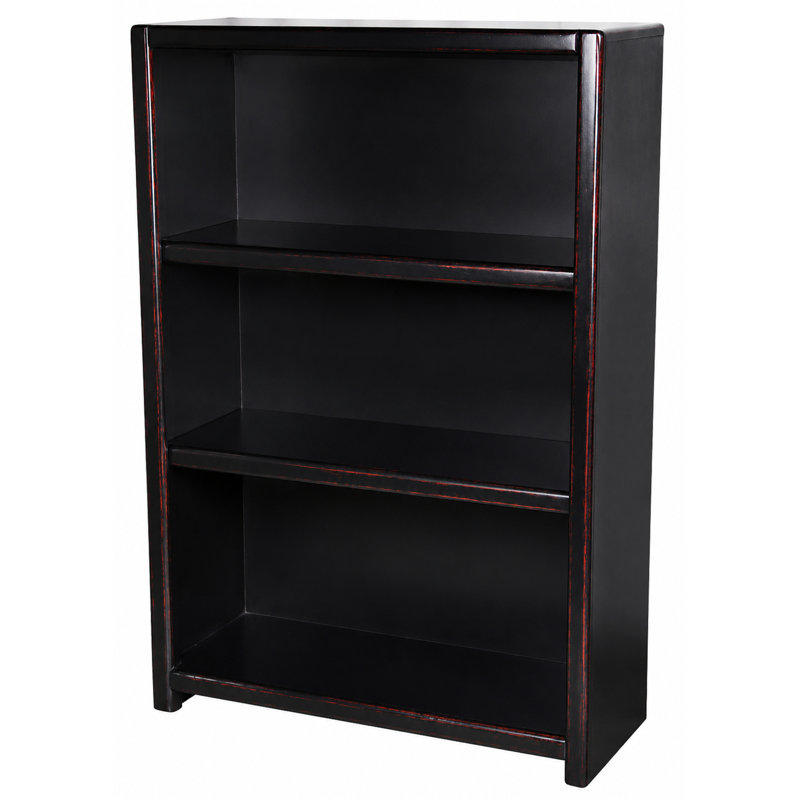 McKaylah Bookcase, European Burnt Black, (2 Shelf) 48” H x 32” W x 13” D