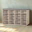 Banc de rangement pour chaussures avec coussin, range-chaussures pour 16 casiers avec tablettes réglables, banc multifonctionnel pour vestibule, couloir, salon, chambre à coucher et garage