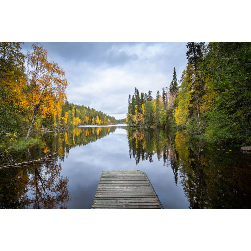 Paysage d'automne - Photographie sur toile tendue, H 8 po x l 12 po