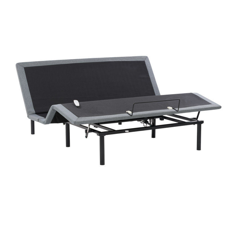 Lit réglable Yonker 20 po avec télécommande sans fil, Très grand